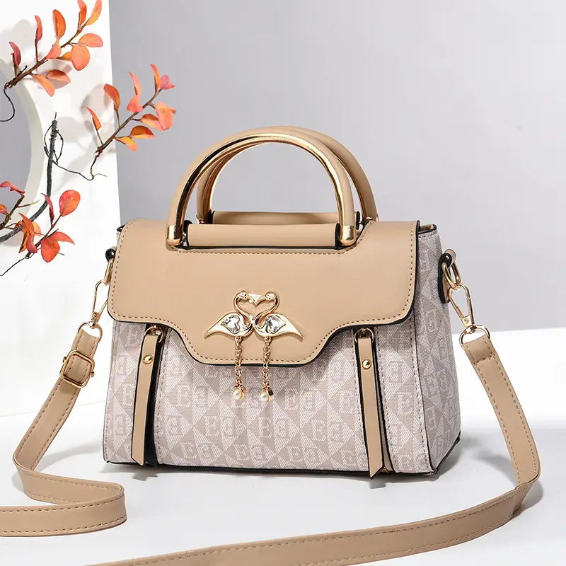 Green Embossed Satchel Bag for Women 2025 - Image 2