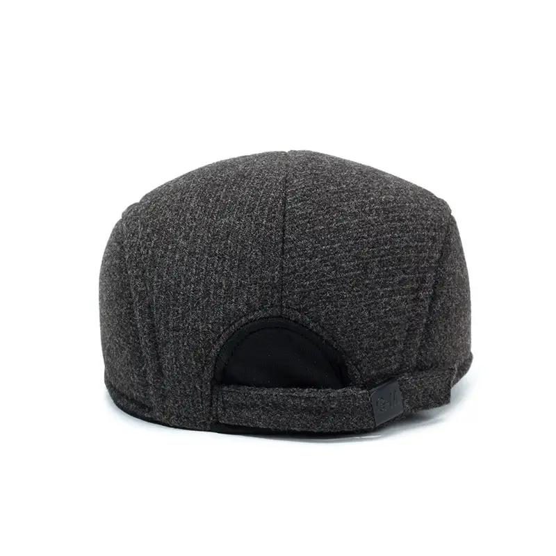 Men's Grey Fleece Winter Cap Cold Proof - Image 5