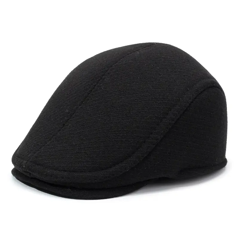 Men's Grey Fleece Winter Cap Cold Proof - Image 2