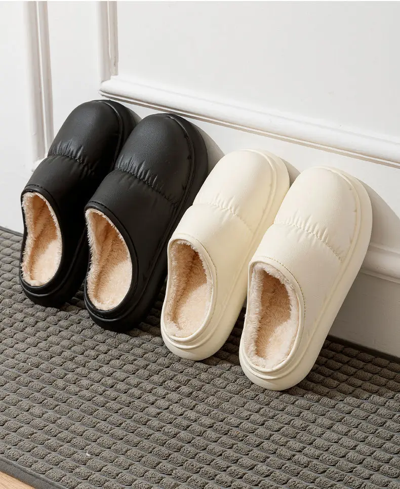 Cotton Slippers for Women to Wear Outside, Thickeneded and Warm, Eva Thick Soles for Couples, Indoor Home, Autumn and Winter Confinement Shoes Wholesale — feature 26