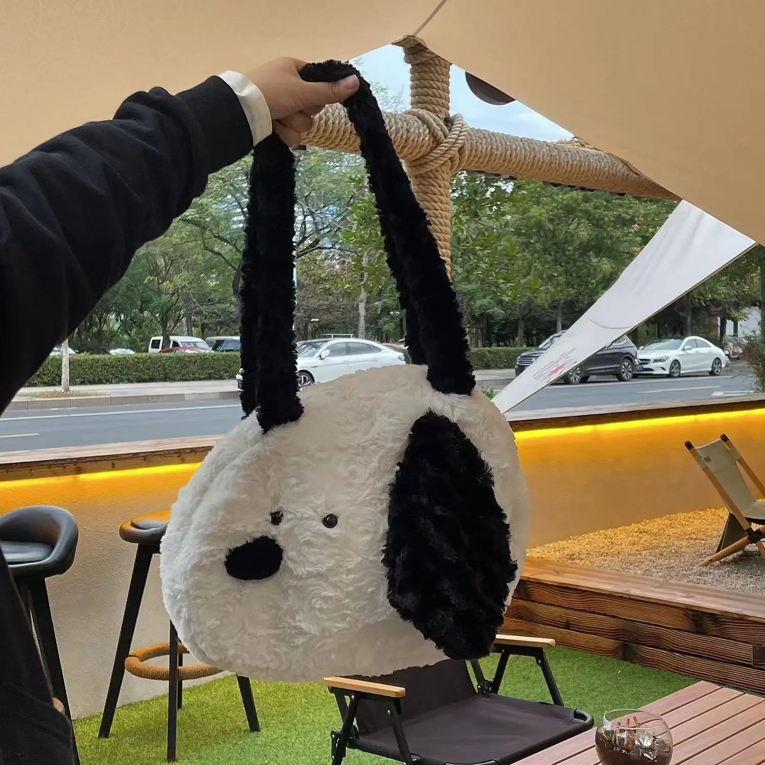 Candy Rabbit Plush Shoulder Bag for Girls — feature 7