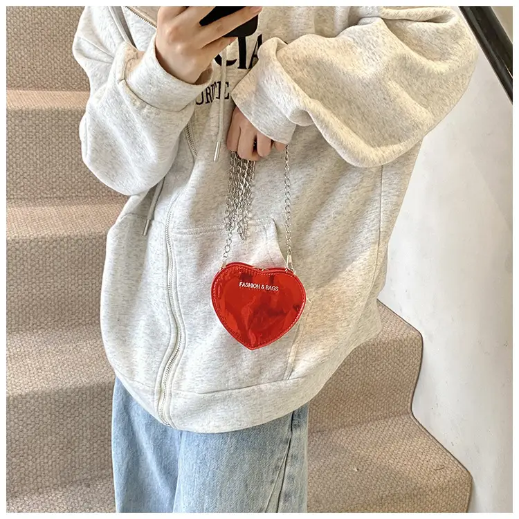 Red Heart-Shaped Mini Love Messenger Bag 2024 — feature 15