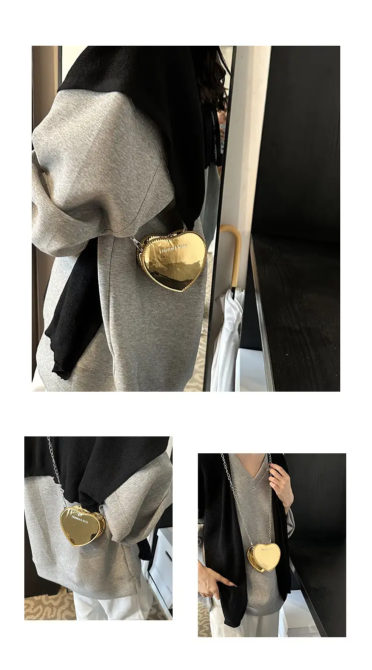 Red Heart-Shaped Mini Love Messenger Bag 2024 — feature 26