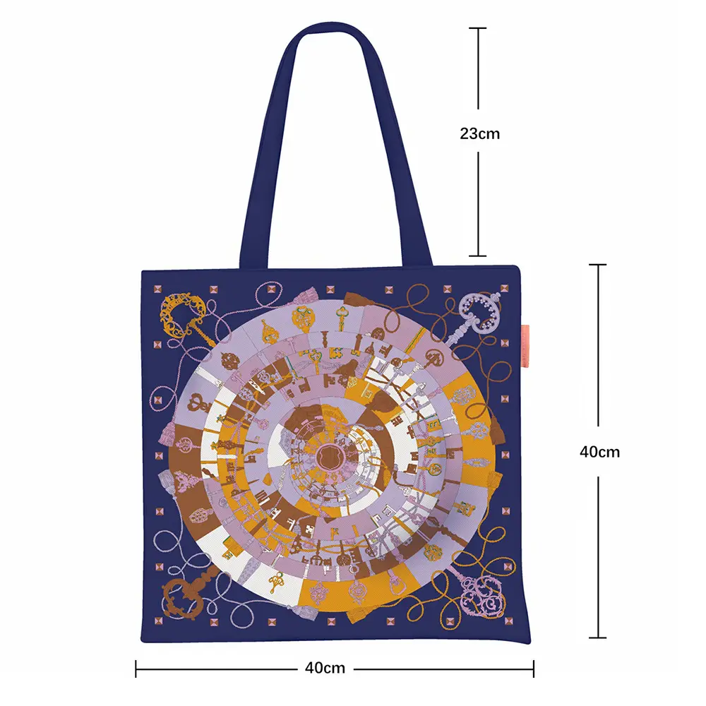 2024 New Arrival Tropical Print Canvas Handbag Large Capacity - Image 11