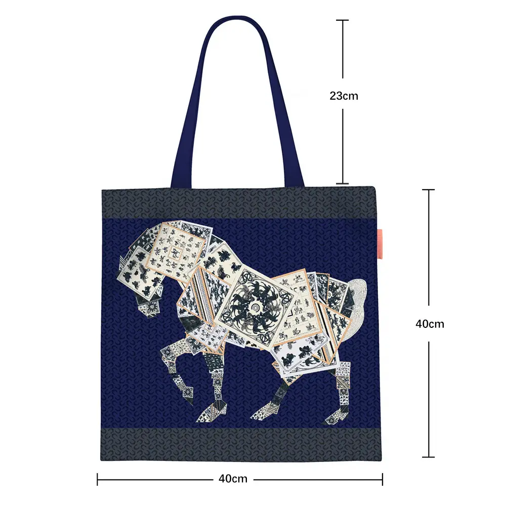 2024 New Arrival Tropical Print Canvas Handbag Large Capacity - Image 14