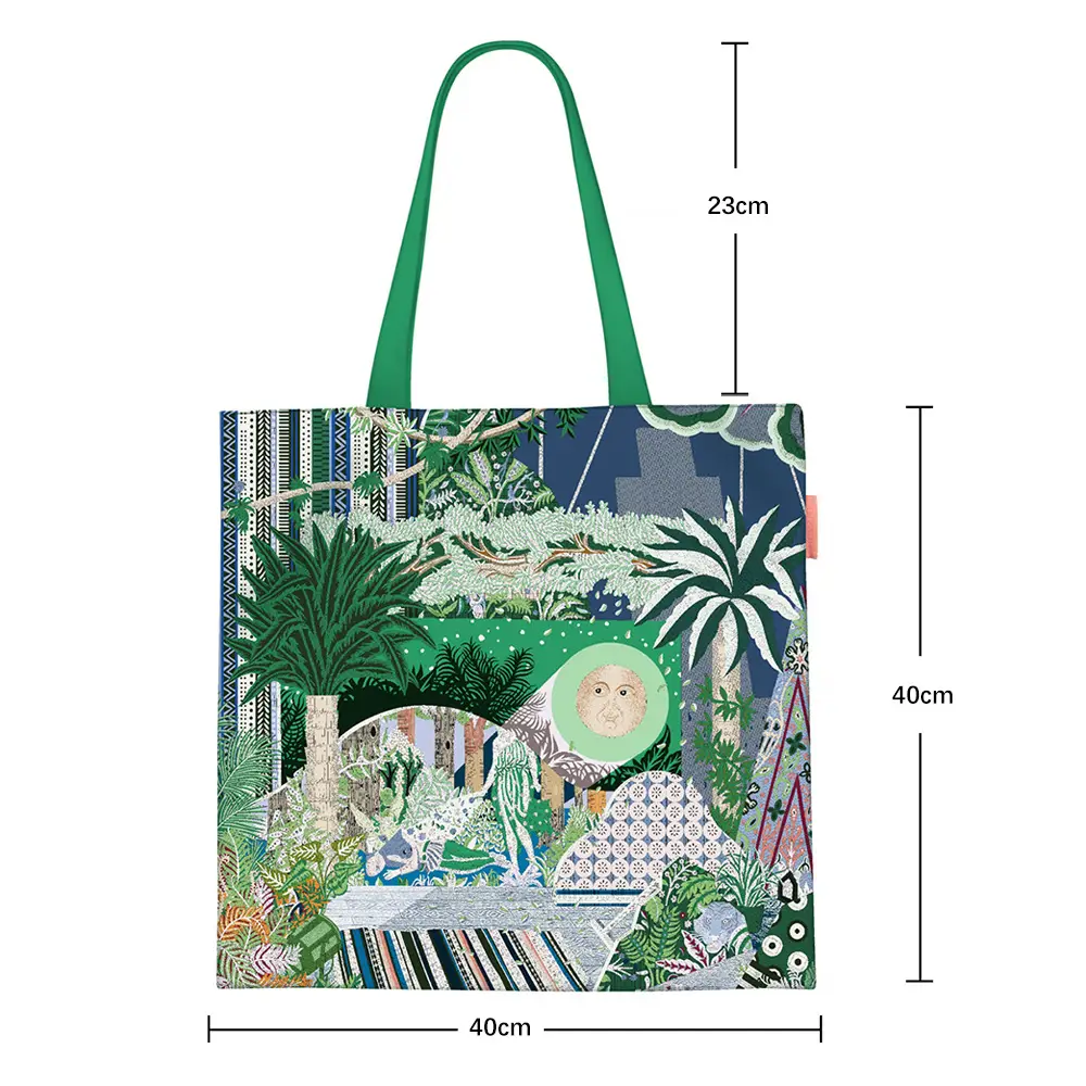 2024 New Arrival Tropical Print Canvas Handbag Large Capacity - Image 19