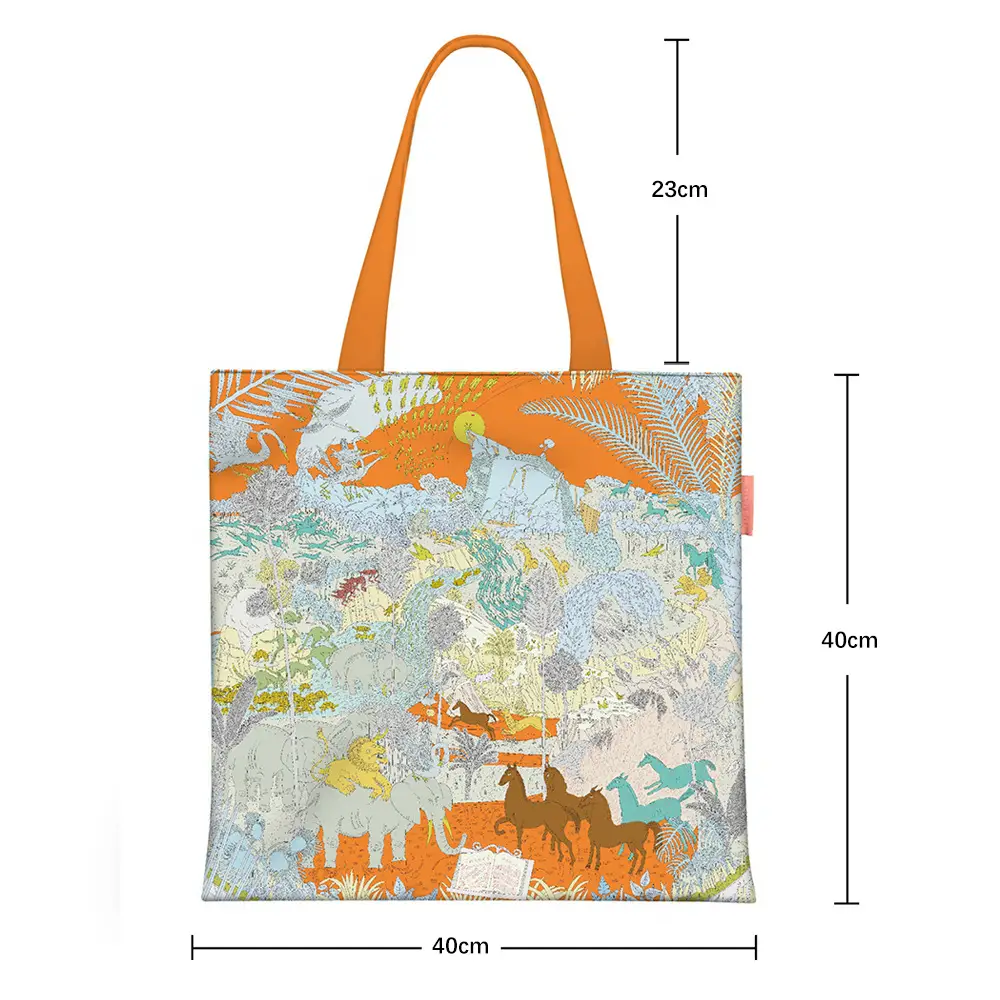 2024 New Arrival Tropical Print Canvas Handbag Large Capacity - Image 30
