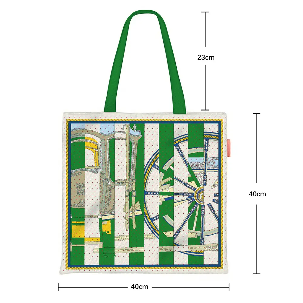 2024 New Arrival Tropical Print Canvas Handbag Large Capacity - Image 43