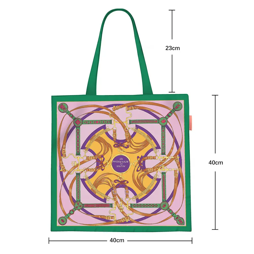 2024 New Arrival Tropical Print Canvas Handbag Large Capacity - Image 49