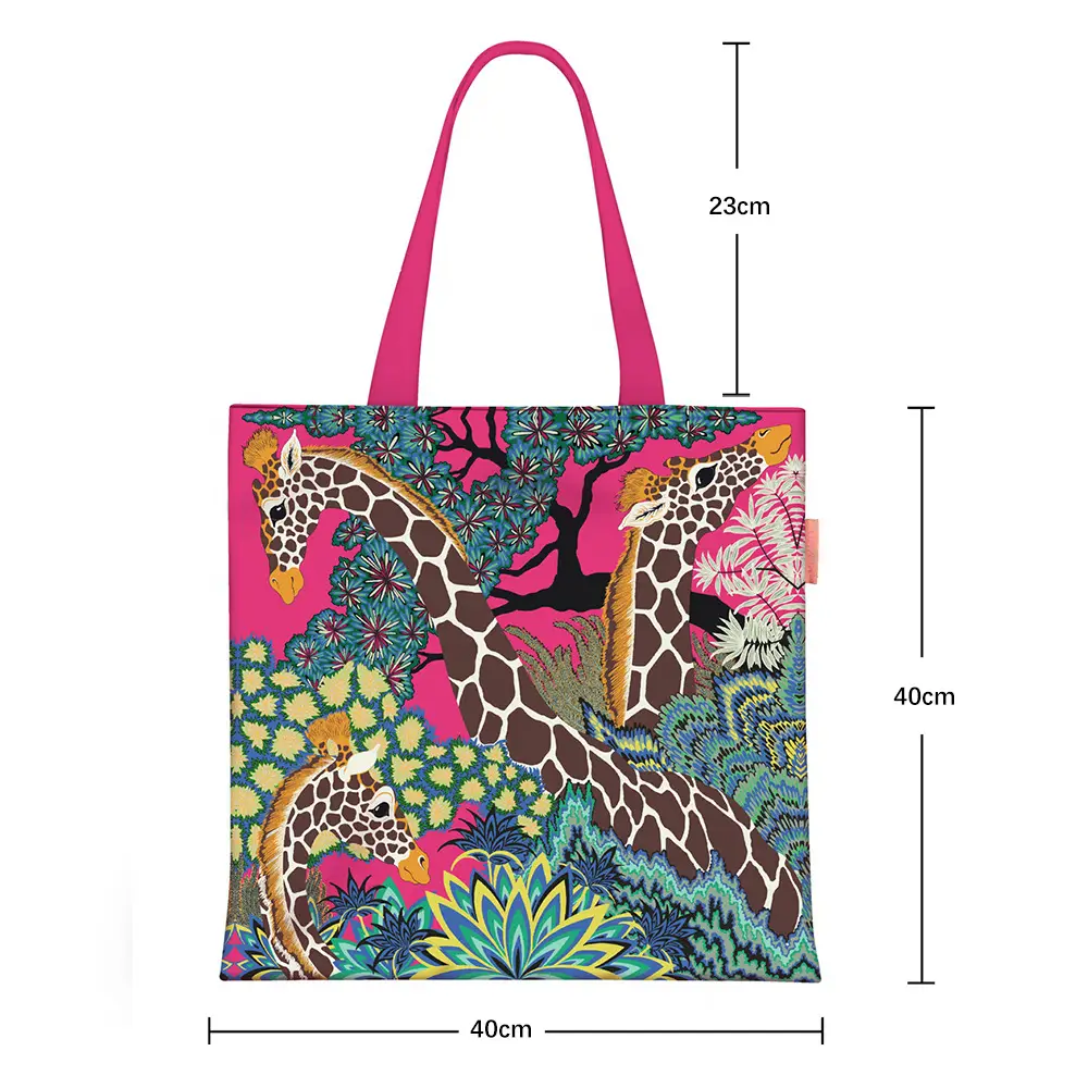 2024 New Arrival Tropical Print Canvas Handbag Large Capacity - Image 58