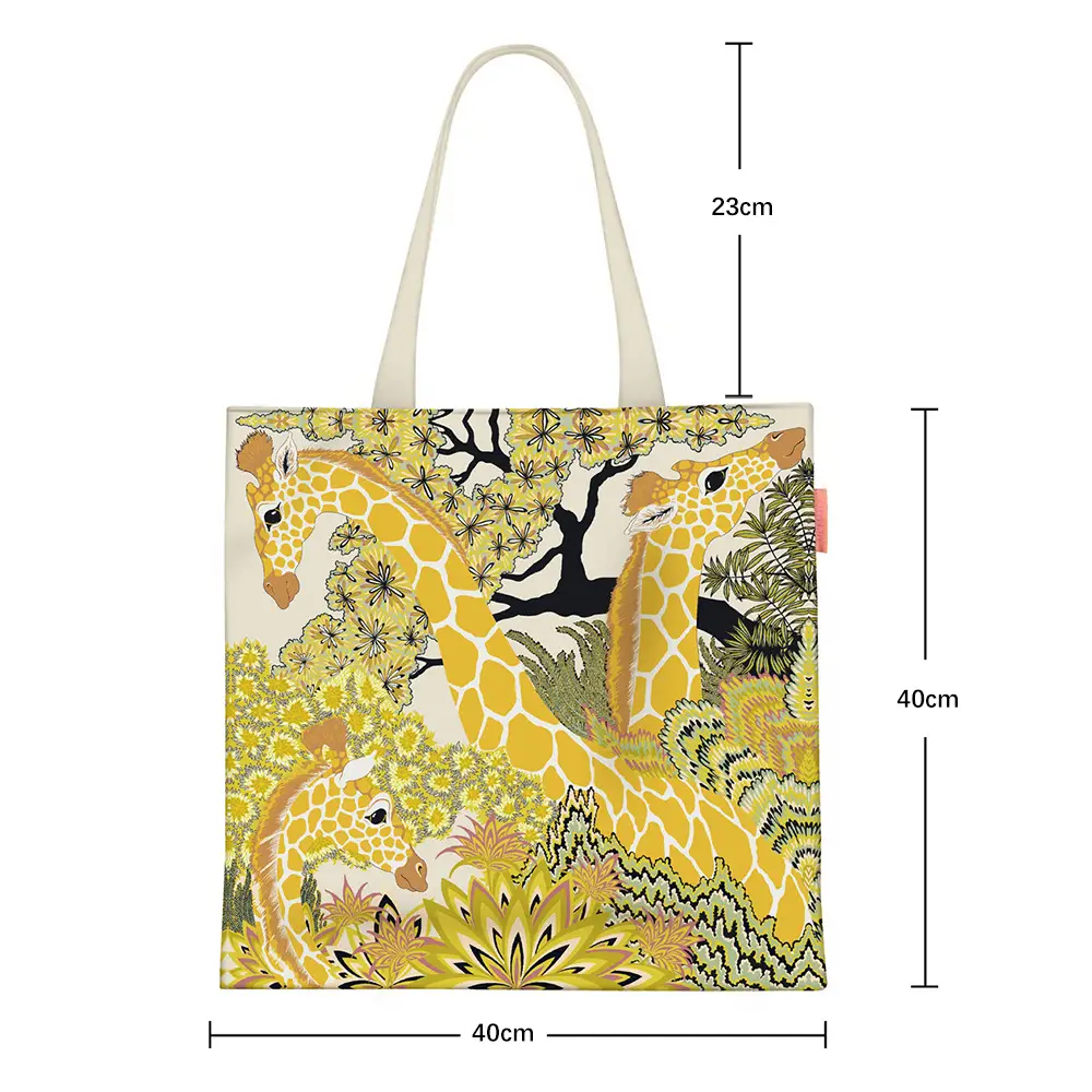 2024 New Arrival Tropical Print Canvas Handbag Large Capacity - Image 59