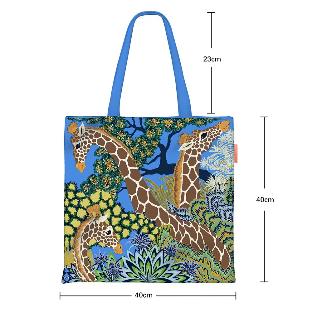 2024 New Arrival Tropical Print Canvas Handbag Large Capacity - Image 60