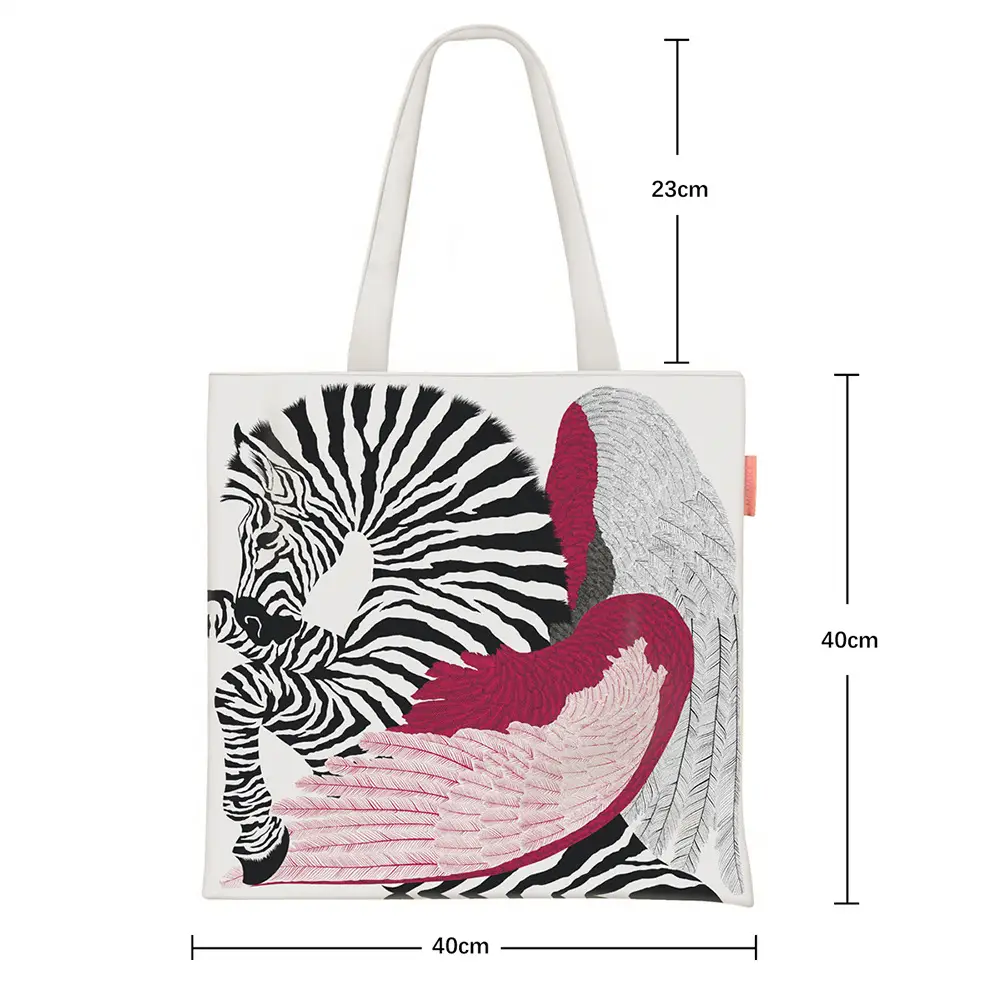 2024 New Arrival Tropical Print Canvas Handbag Large Capacity - Image 61