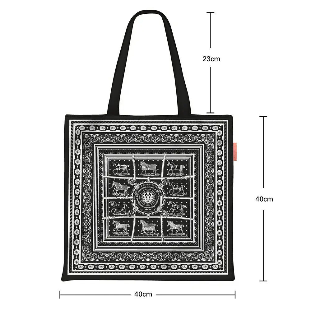 2024 New Arrival Tropical Print Canvas Handbag Large Capacity - Image 63