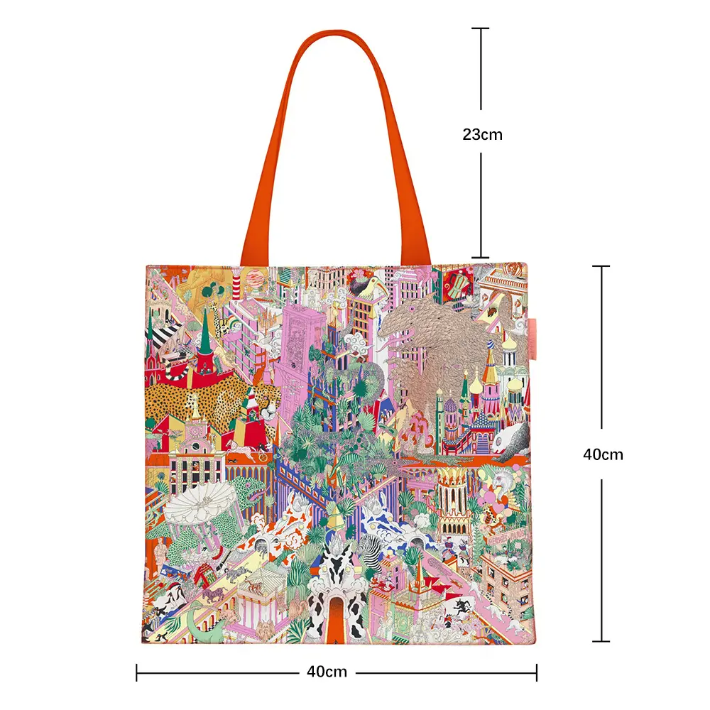2024 New Arrival Tropical Print Canvas Handbag Large Capacity - Image 71