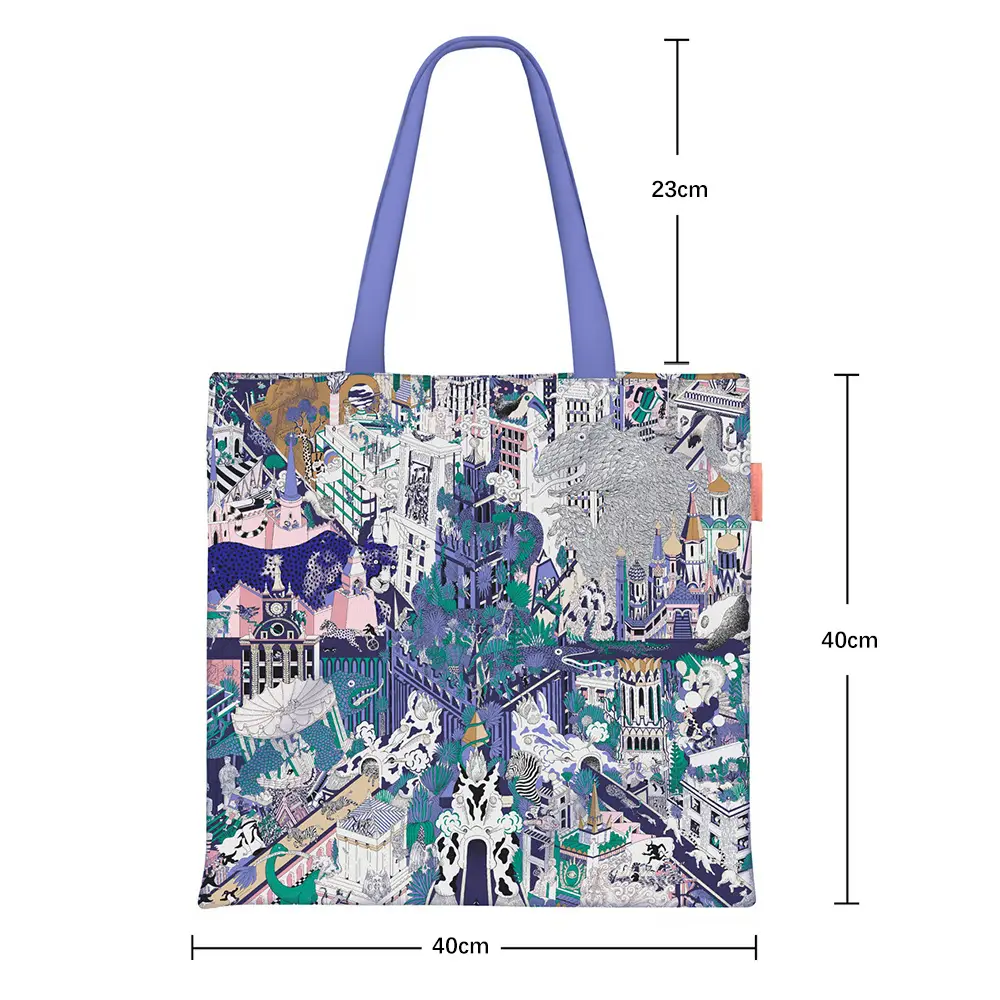 2024 New Arrival Tropical Print Canvas Handbag Large Capacity - Image 73