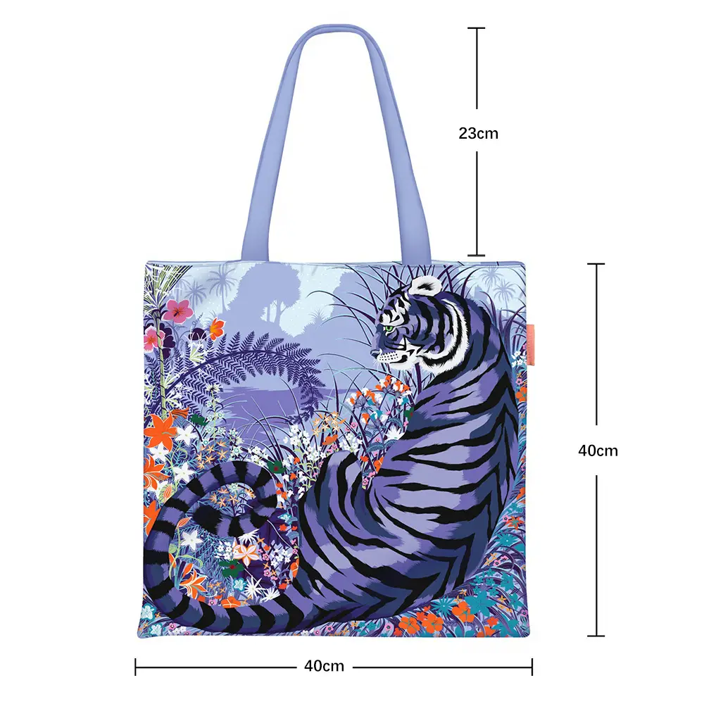 2024 New Arrival Tropical Print Canvas Handbag Large Capacity - Image 80