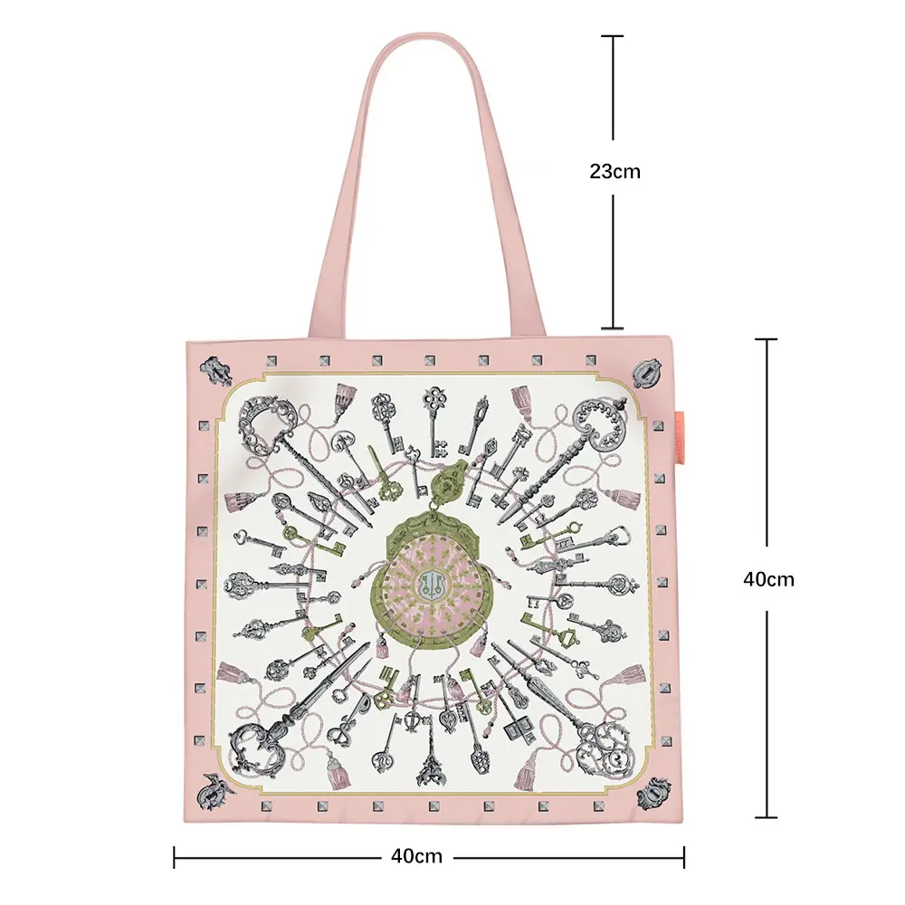 2024 New Arrival Tropical Print Canvas Handbag Large Capacity - Image 89