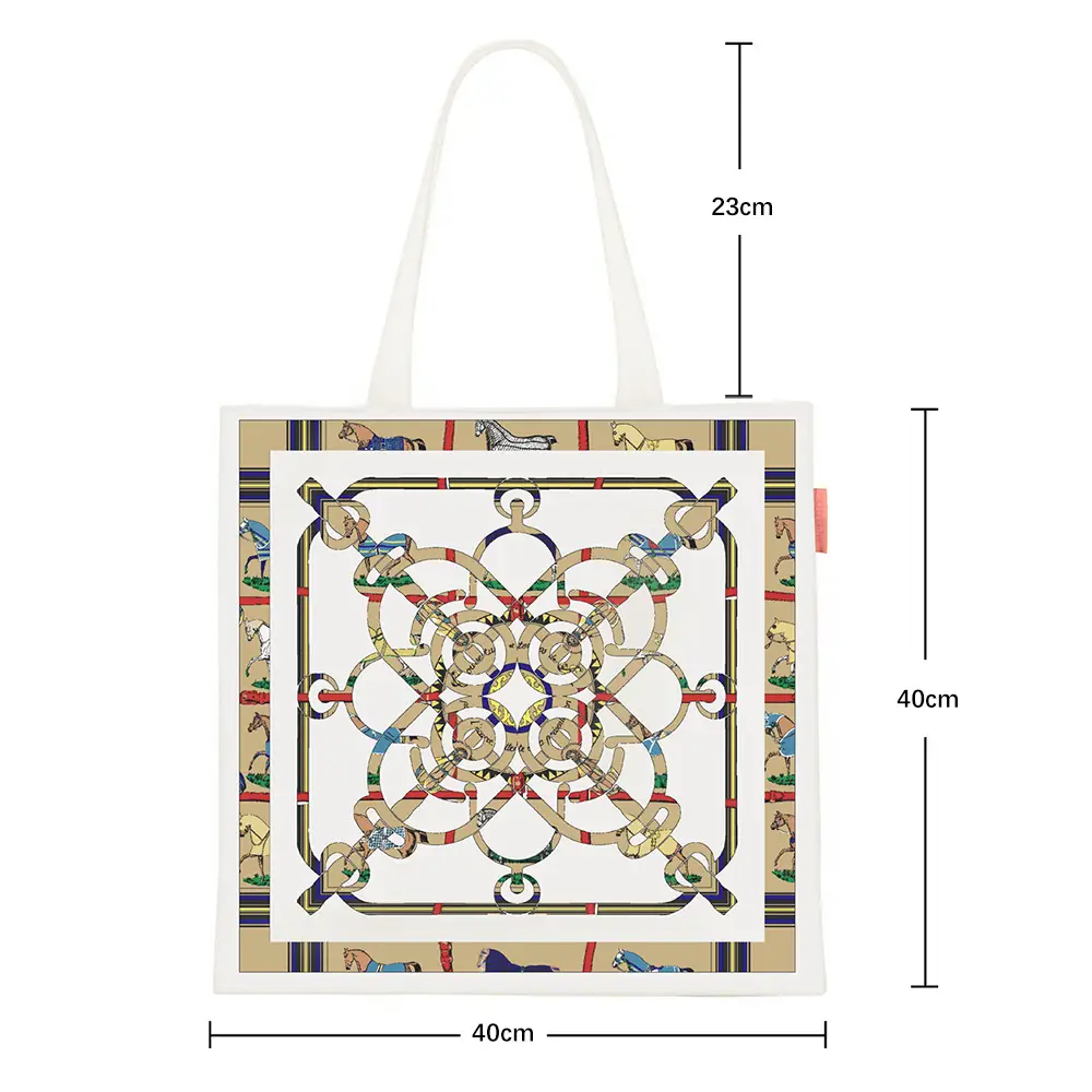 2024 New Arrival Tropical Print Canvas Handbag Large Capacity - Image 95
