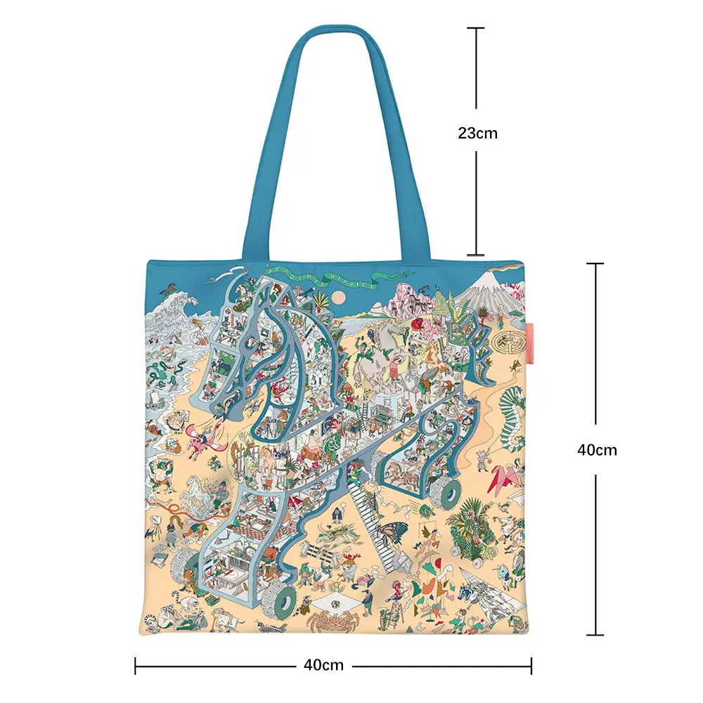 2024 New Arrival Tropical Print Canvas Handbag Large Capacity - Image 99