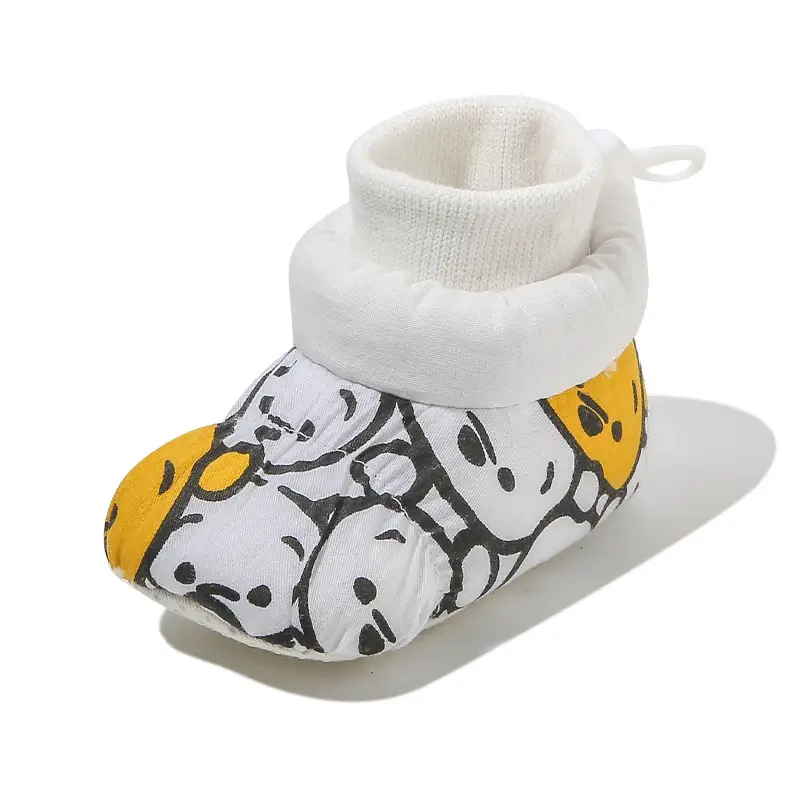 Infant Baby Shoes 6-12 Months Newborn Shoes Pre-Walking Fleece-Lined Baby Shoes Socks Pre-Walking Shoes Warm and Thickened - Image 11