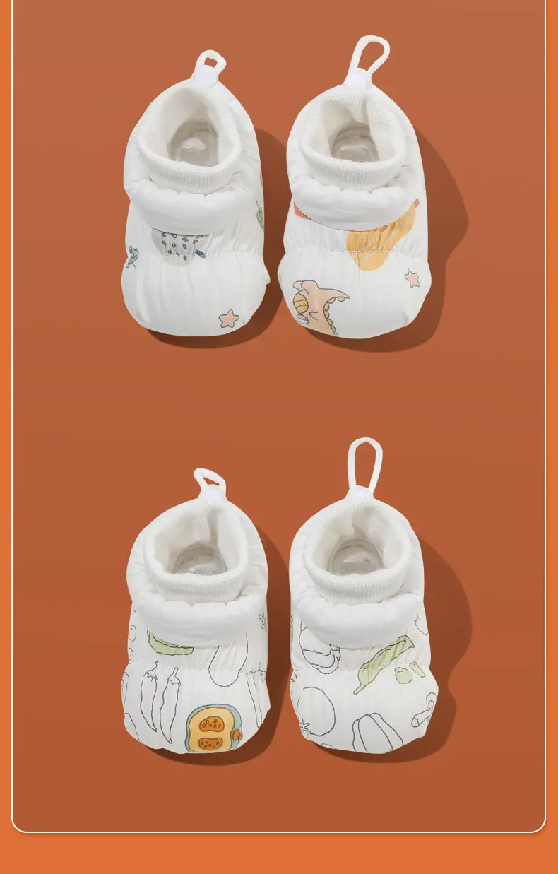 Infant Baby Shoes 6-12 Months Newborn Shoes Pre-Walking Fleece-Lined Baby Shoes Socks Pre-Walking Shoes Warm and Thickened — feature 24