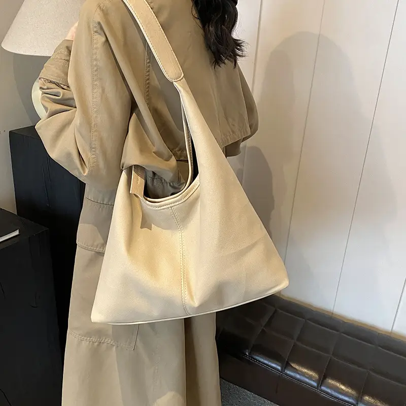 Frosted Retro Bag Large Capacity Casual Shoulder Bag - Image 9