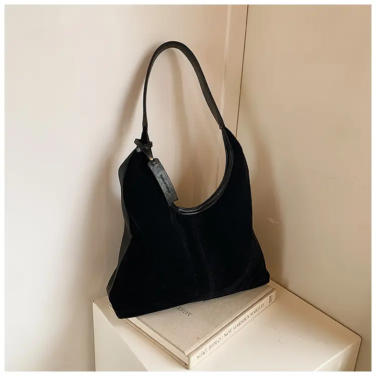 Frosted Retro Bag Large Capacity Casual Shoulder Bag — feature 19
