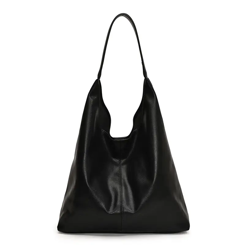Women Vintage Brown Tote Bag Large Capacity Shoulder Bag 2024 - Image 2