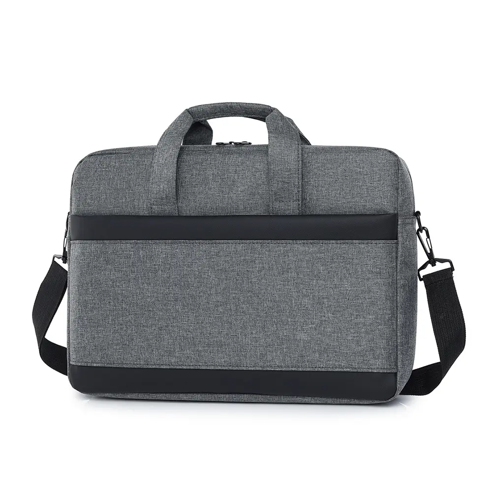 Men's Black Business Shoulder Crossbody Bag 24" - Image 5