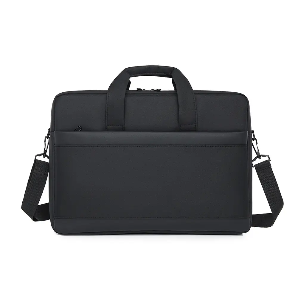Men's Black Business Shoulder Crossbody Bag 24" - Image 8