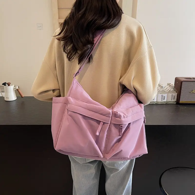 Women's Beige Multi-Flap Crossbody Bag 24W - Image 7