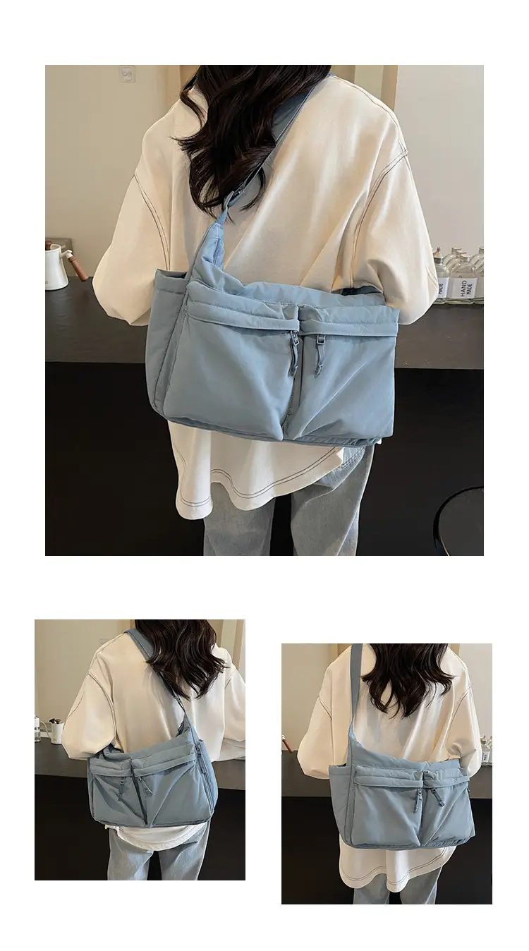 Women's Beige Multi-Flap Crossbody Bag 24W — feature 10