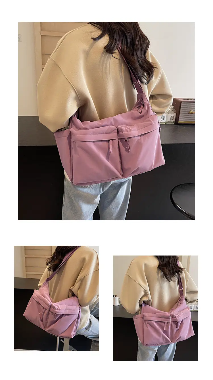 Women's Beige Multi-Flap Crossbody Bag 24W — feature 14