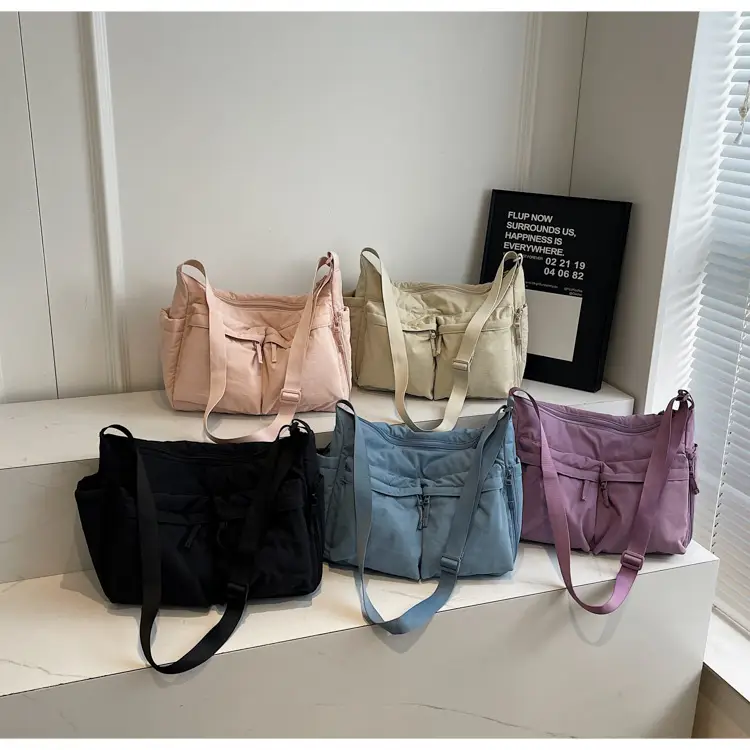 Women's Beige Multi-Flap Crossbody Bag 24W — feature 15