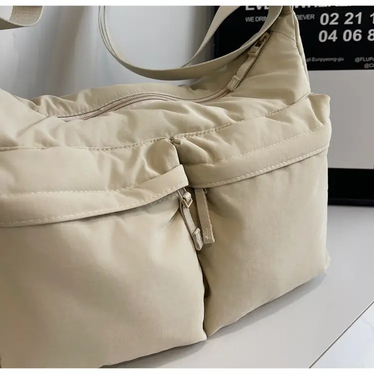 Women's Beige Multi-Flap Crossbody Bag 24W — feature 25