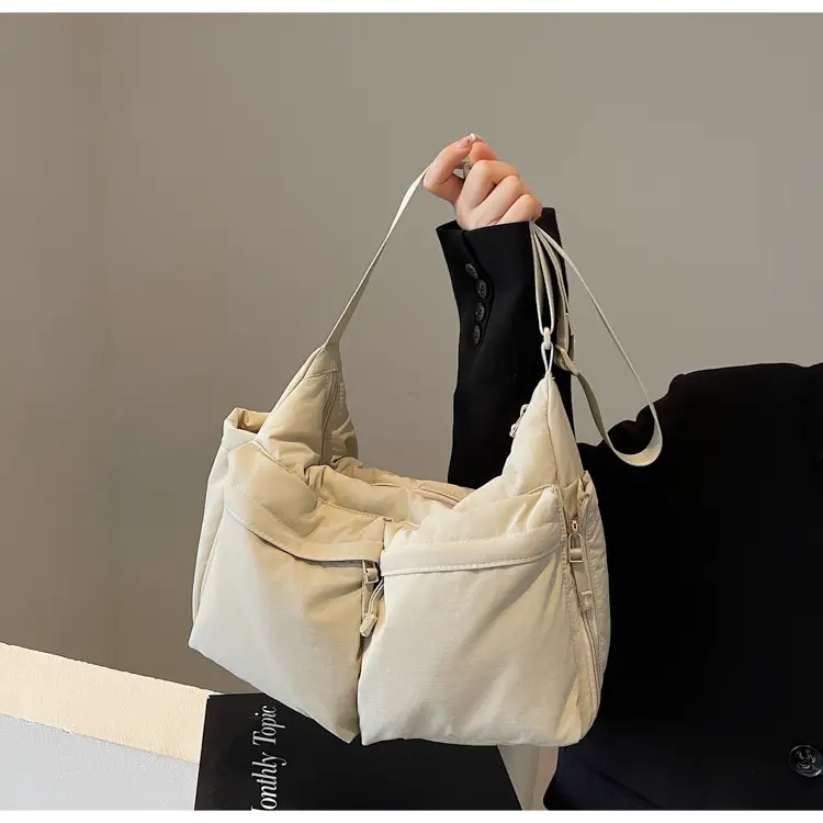 Women's Beige Multi-Flap Crossbody Bag 24W — feature 36
