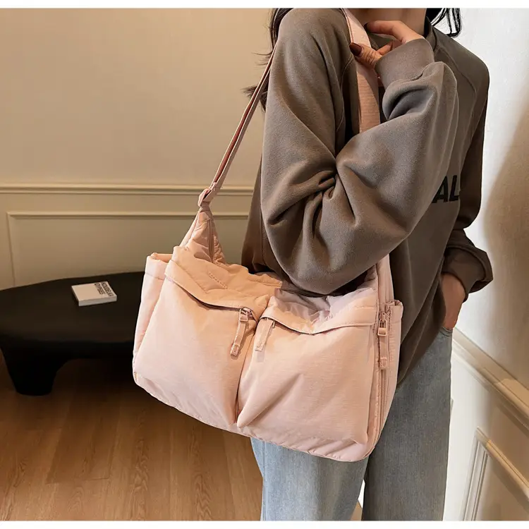 Women's Beige Multi-Flap Crossbody Bag 24W — feature 44