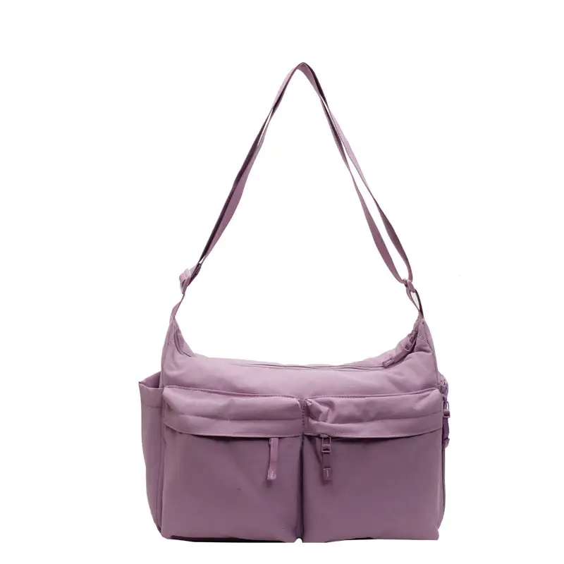 Women's Beige Multi-Flap Crossbody Bag 24W - Image 3