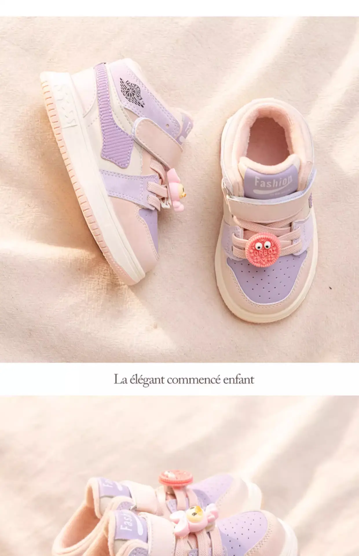 Women's Baby Shoes Black White Cotton Sneakers for Boys — feature 14