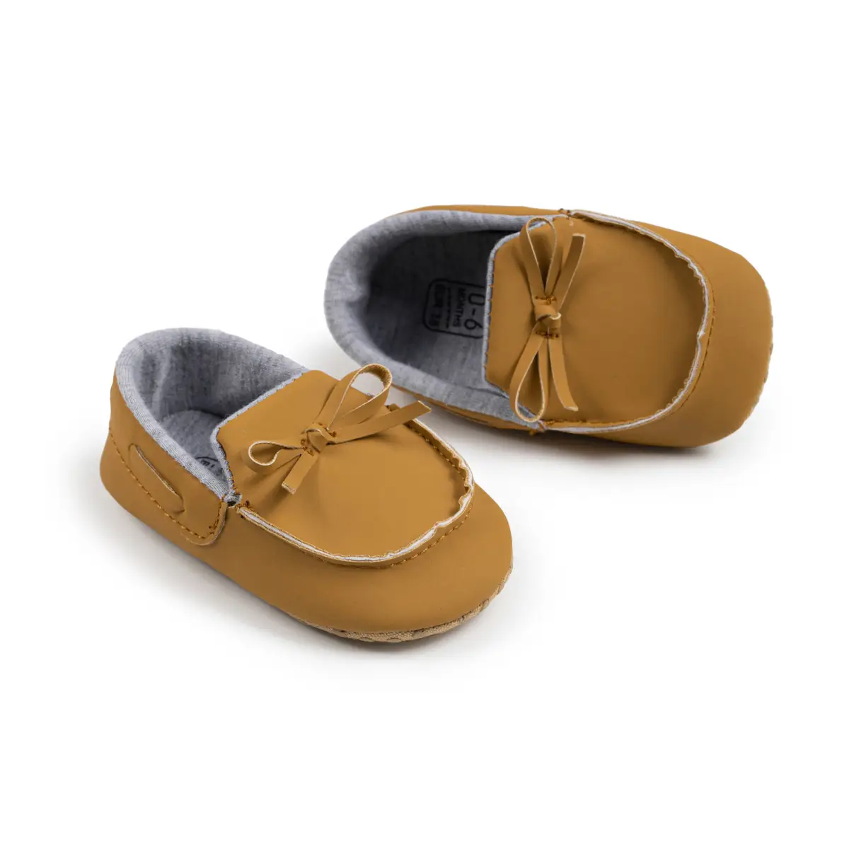 Baby Shoes Brown Bow Non-Slip Soft Bottom — feature 10