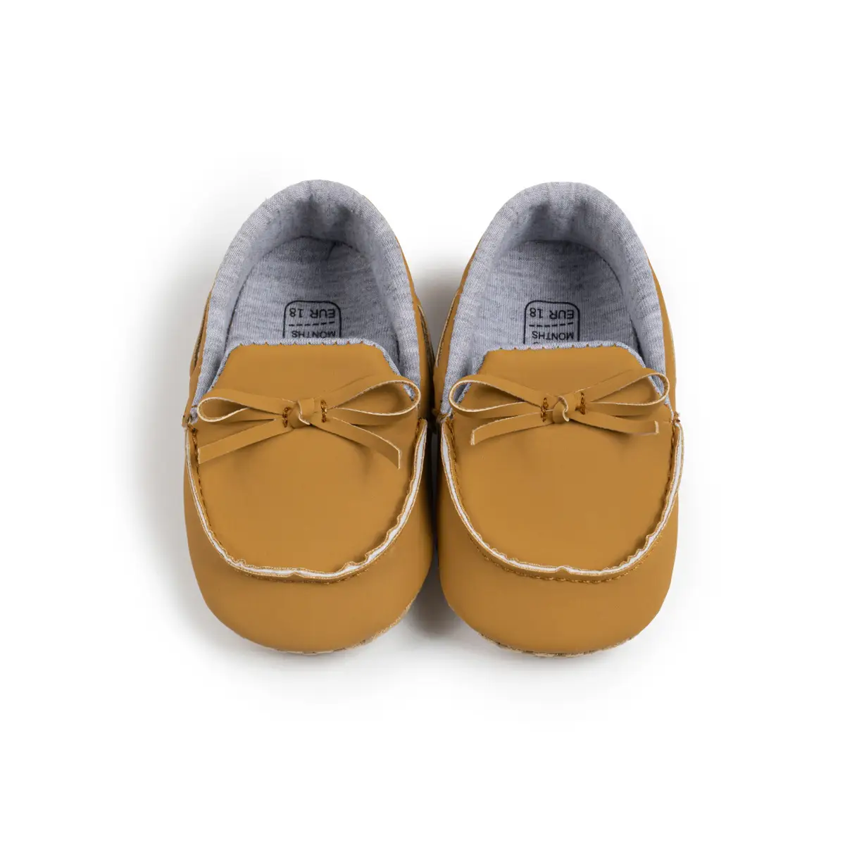 Baby Shoes Brown Bow Non-Slip Soft Bottom — feature 13