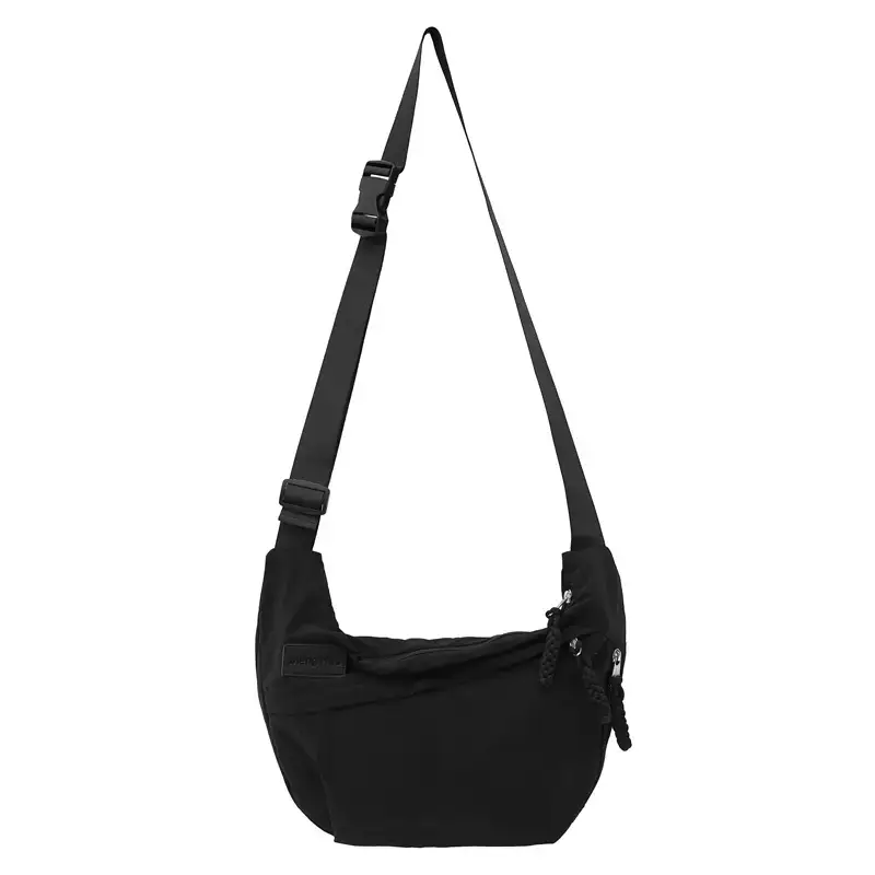 Women's Blue White Crossbody Bag with Cute Charm - Image 2