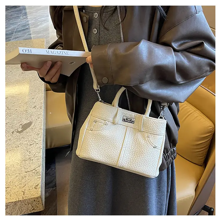 Women's Crossbody Bag Beige Textured 2024 New — feature 20
