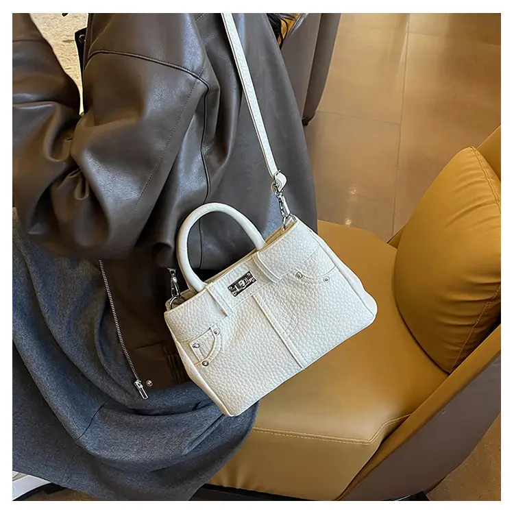Women's Crossbody Bag Beige Textured 2024 New — feature 22
