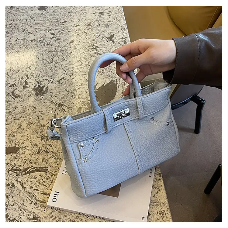 Women's Crossbody Bag Beige Textured 2024 New — feature 24