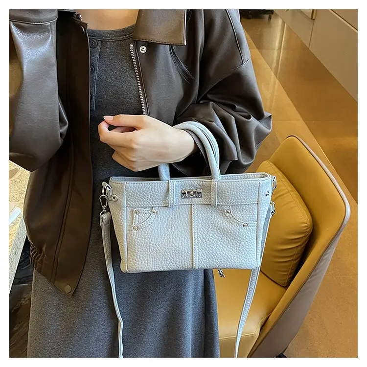 Women's Crossbody Bag Beige Textured 2024 New — feature 25