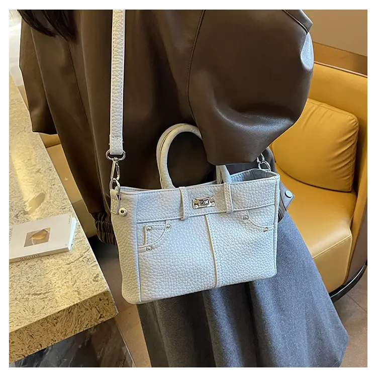 Women's Crossbody Bag Beige Textured 2024 New — feature 26