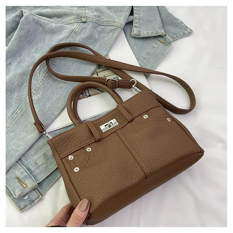Women's Crossbody Bag Beige Textured 2024 New — feature 30