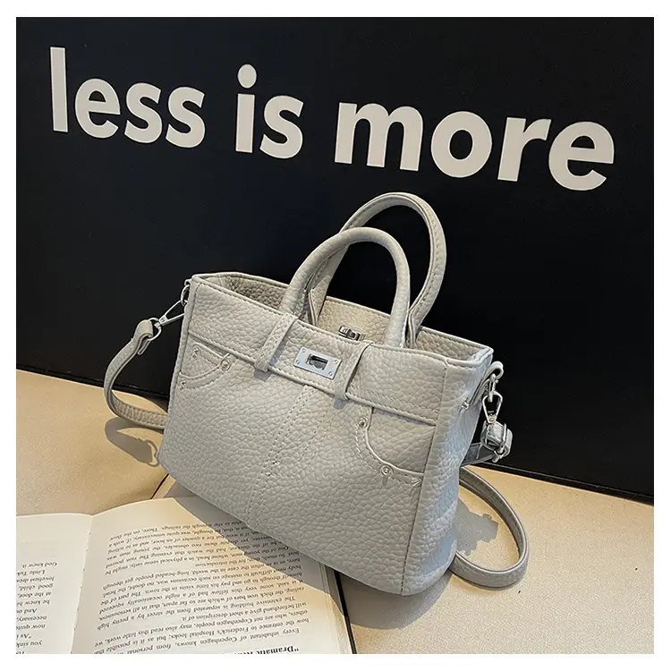 Women's Crossbody Bag Beige Textured 2024 New — feature 41